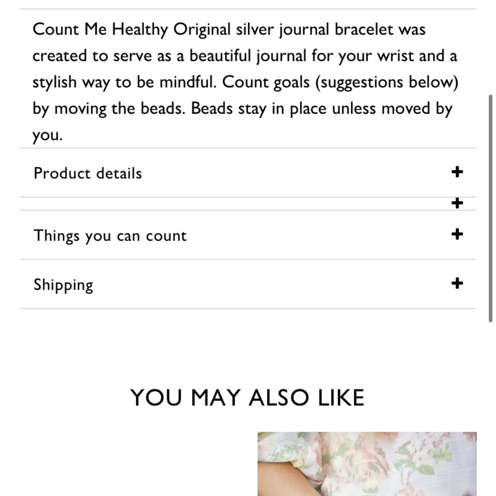 🎊‼️HOST PICK💝⭐️NIB Count Me Healthy ORIGINAL Silver Bracelet - Picture 10 of 10